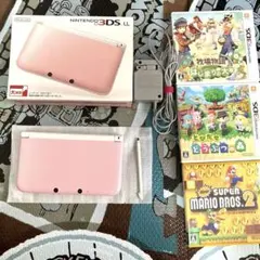 任天堂 ニンテンドー 3DS LL ピンク 本体＋ソフトセット Nintendo