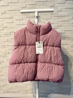 ZARAピンク 中綿ベスト 152 11-12歳