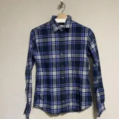 シップス　フランネルチェックシャツS