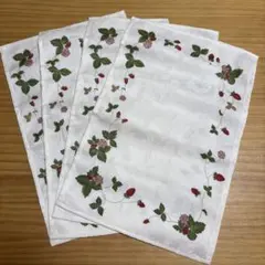 ▲大量まとめ ウェッジウッド ワイルドストロベリー テーブルマット △大量まとめ ウェッジウッド ワイルドストロベリー テーブルマット