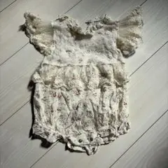フラワープリントロンパース 73cm