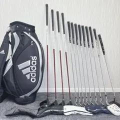 MARUMAN ゴルフバッグ+DUNLOPゴルフクラブ 11本セット(右利き用