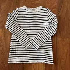 ブランシェス　ボーダー長袖カットソー 130cm