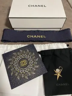CHANEL 星型チャーム オリジナルポーチ付き