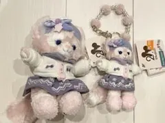 香港ディズニー 限定 リーナベル ぬいぐるみ 20周年 クリスマス キーチェーン