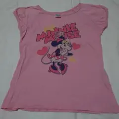 送料無料￥400 ディズニー ミニーちゃん半袖Tシャツ120 Minnie 夏