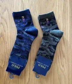 Polo Ralph Lauren ポロベア　迷彩ソックス 靴下2足セット