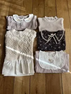 ベビー服 女の子 トップス 80 まとめ売り 5点セット
