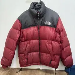THE NORTH FACE ダウンヌプシジャケット 95 赤黒