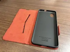 ELECOM 手帳型スマホケース レッド中古