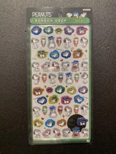 そ*ら様 ボンボンドロップシールミニ　スヌーピー&きょうだいたち