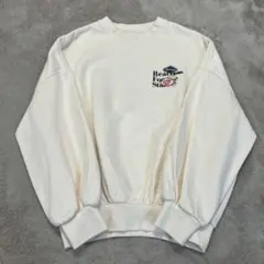 レピピアルマリオ 裏起毛トレーナー Sサイズ アイボリー ワッペン刺繍