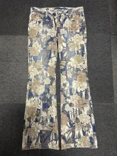 Custom Culture デニムパンツ サイズ44 フレア 刺繍装飾 - メルカリ