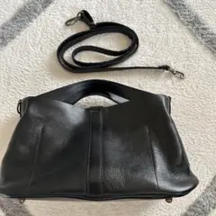 [新品][未使用]ブラックレザー3wayバッグ