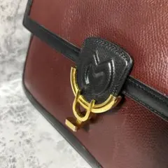 ✨モラビトボルドー ブラックゴールド金具ヴィンテージフランス製
