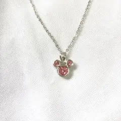 Disney ミッキーマウス ネックレス ピンク ディズニーランド