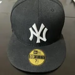 New Era 59FIFTY NYロゴキャップ 7 1/4 ブラック