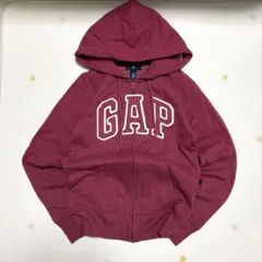 レアカラー old gap ジップパーカー バーガンディ y2k archive