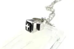 美品　ジャスティンデイビス　ベイビーエミネム　リングネックレス　オニキス　クロスのサムネイル