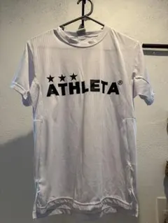 \\美品//アスレタT白⭐︎サッカー練習着⭐︎速乾性シャツSサイズ160くらい
