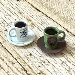 珈琲所 コメダ珈琲店 コーヒーカップ 2点 リーメント ミニチュア