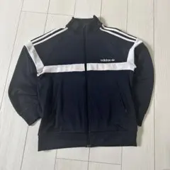 adidas トラックジャケット L ネイビー イタスカ 80s