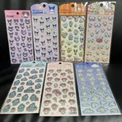 即日発送　匿名発送　ぷくっとシール サンリオ　7種類セット売り