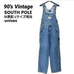 ✨極美品✨90's SOUTH POLE　Vintage　オーバーオール　L相当