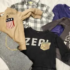 ６点セット　男の子　アメリカ　まとめ売り カジュアル　長袖　秋冬