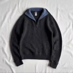 90s-00s OLD GAP half-zip lambswool knit