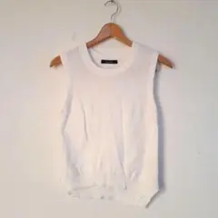 w closet ニット ベスト ノースリーブ 秋ニット 重ね着