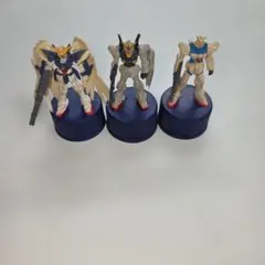 ガンダム ボトルキャップ フィギュア【ウイング、ヴィクトリー、ガンダムmk-2】
