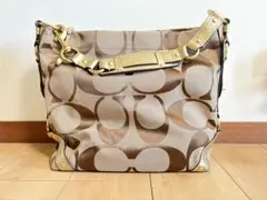 コーチ ショルダーバッグ シグネチャー ベージュ・ブラウン系 COACHIのサムネイル