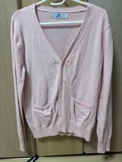 スクールカーディガン ピンク