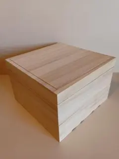 木製の重箱　二段