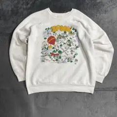 80s FRUIT OF THE LOOM ラグランスウェット　USA製