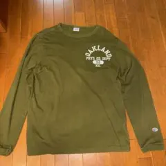 Champion 長袖カットソー オリーブ サイズMのサムネイル