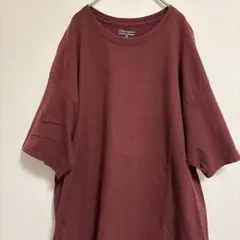 Tシャツ 半袖　champion 2XL オーバーサイズ　ワインレッド　古着