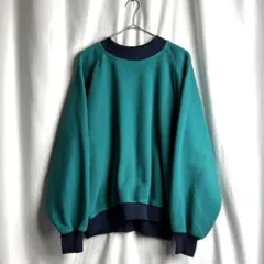 90s LANDS'END フリース スウェット プルオーバー S-Mのサムネイル