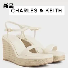 【新品】CHARLES & KEITH ウェッジソール サンダルのサムネイル