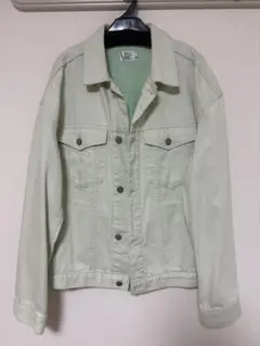 AZUL by MOUSSY ライトグリーン デニムジャケット M