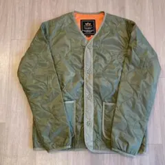 【定価11,000円】ALPHA INDUSTRIES キルティングジャケットM