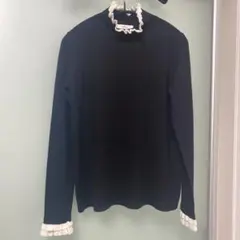 新作！OHGA BICOLOR FRILL KNIT