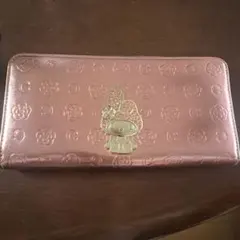 マイメロ　CLATHAS × MY MELODY コラボ　長財布 ピンクゴールドのサムネイル
