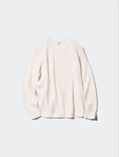UNIQLO レースクルーネックセーター