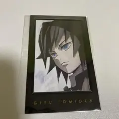 鬼滅の刃　ダイニング　お楽しみくじ　チェキ風ブロマイド　冨岡義勇