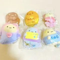 すみっコぐらし たぴおか てのりぬいぐるみまとめ売り 金 マーメイド FC限定