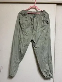 カーキ カーゴパンツ ウエストゴム