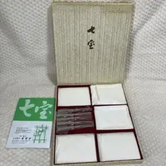 伝統工芸七宝焼 銘々皿揃 桜花柄菓子皿 セット 昭和レトロ 菜・共箱付