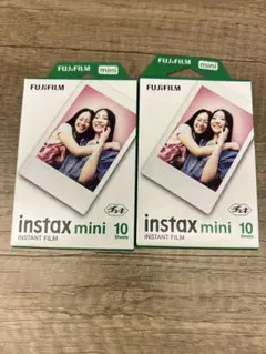 FUJIFILM チェキ用フィルム instax mini 10枚2箱